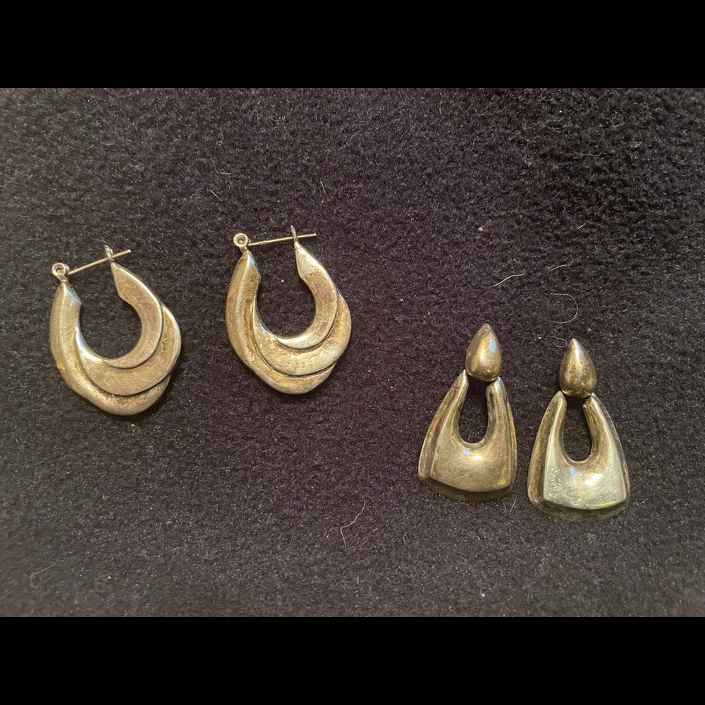 Vintage sterling silver earrings